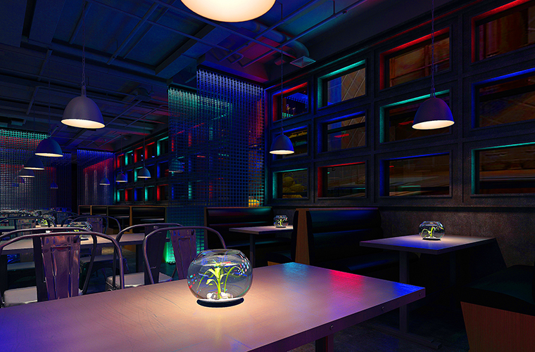 三毛燒烤餐飲空間設計-7